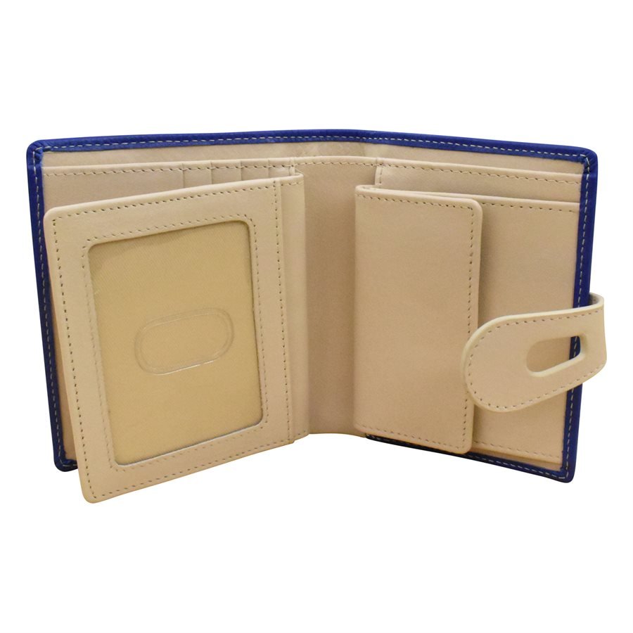 C- Secure Aluminum Card Holder with PU Leather