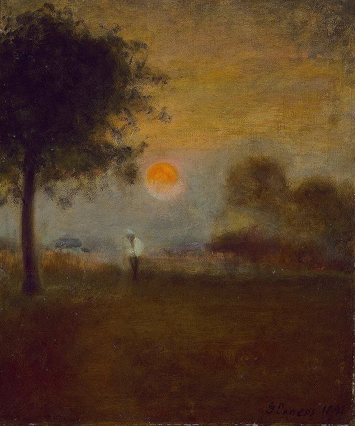 George Inness Moonrise Fine Art Print