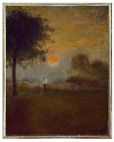 George Inness Moonrise Fine Art Print