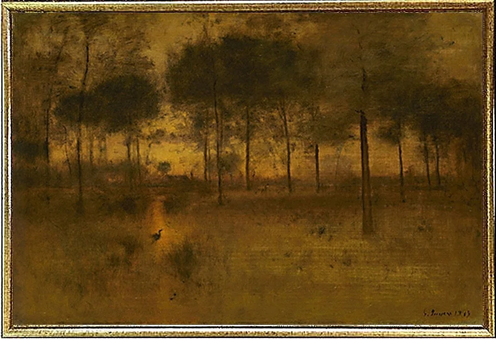 Inness Home of the Heron Fine Art Print