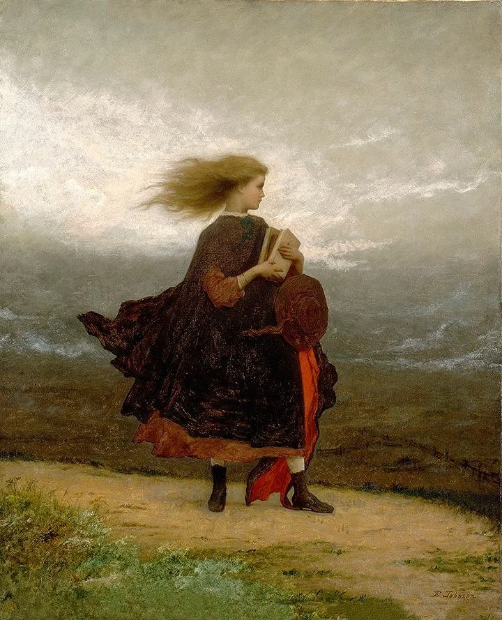 Eastman Johnson The Girl I Left Behind Fine Art Print