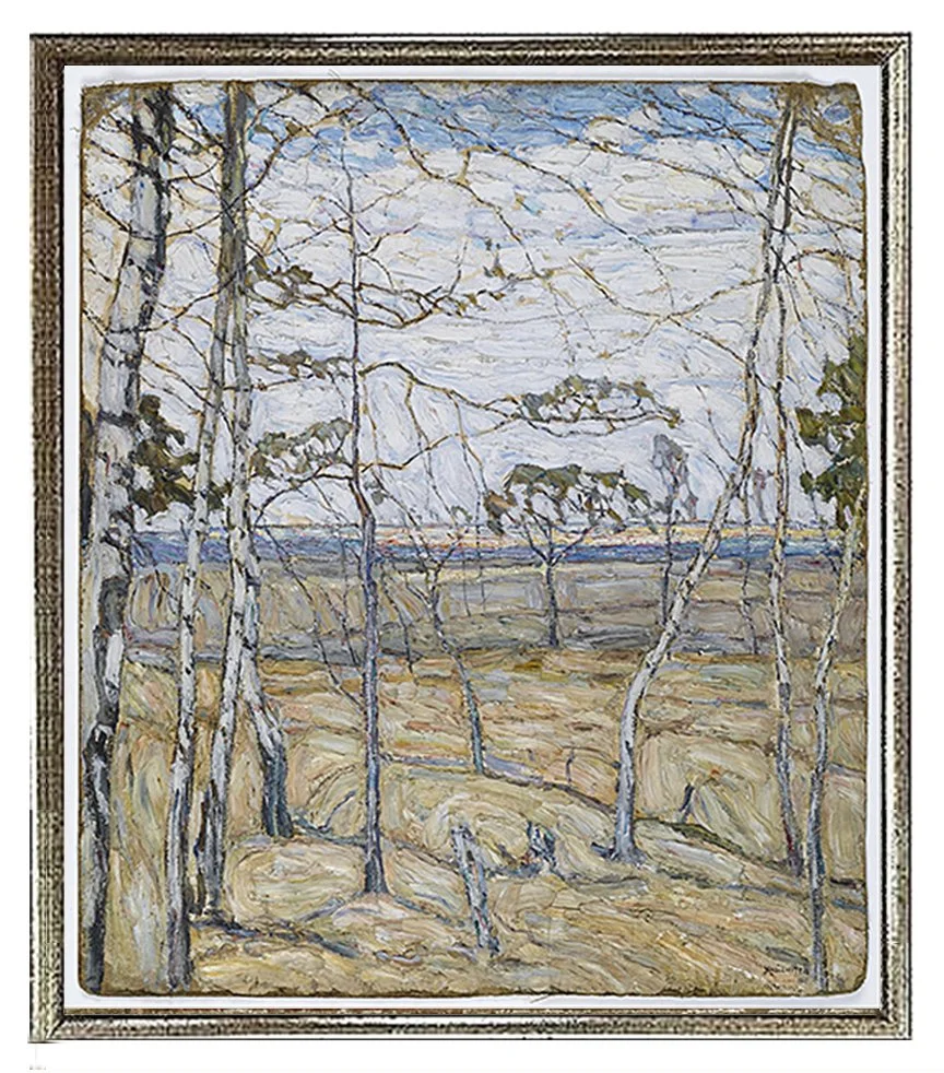 Abraham Manievich Birch Trees Fine Art Print