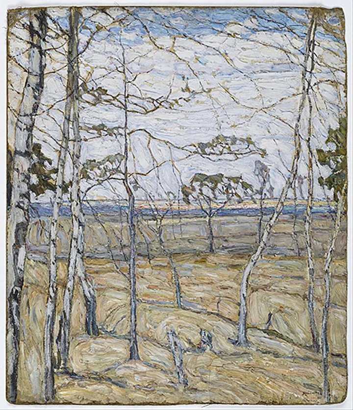 Abraham Manievich Birch Trees Fine Art Print