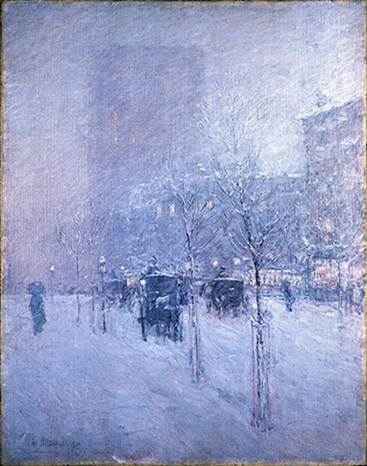 Childe Hassam Late Winter Afternoon, New York Fine Art Print
