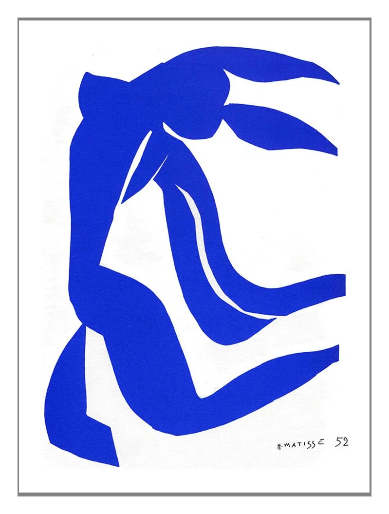 Matisse Blue Jazz Dancer Fine Art Print