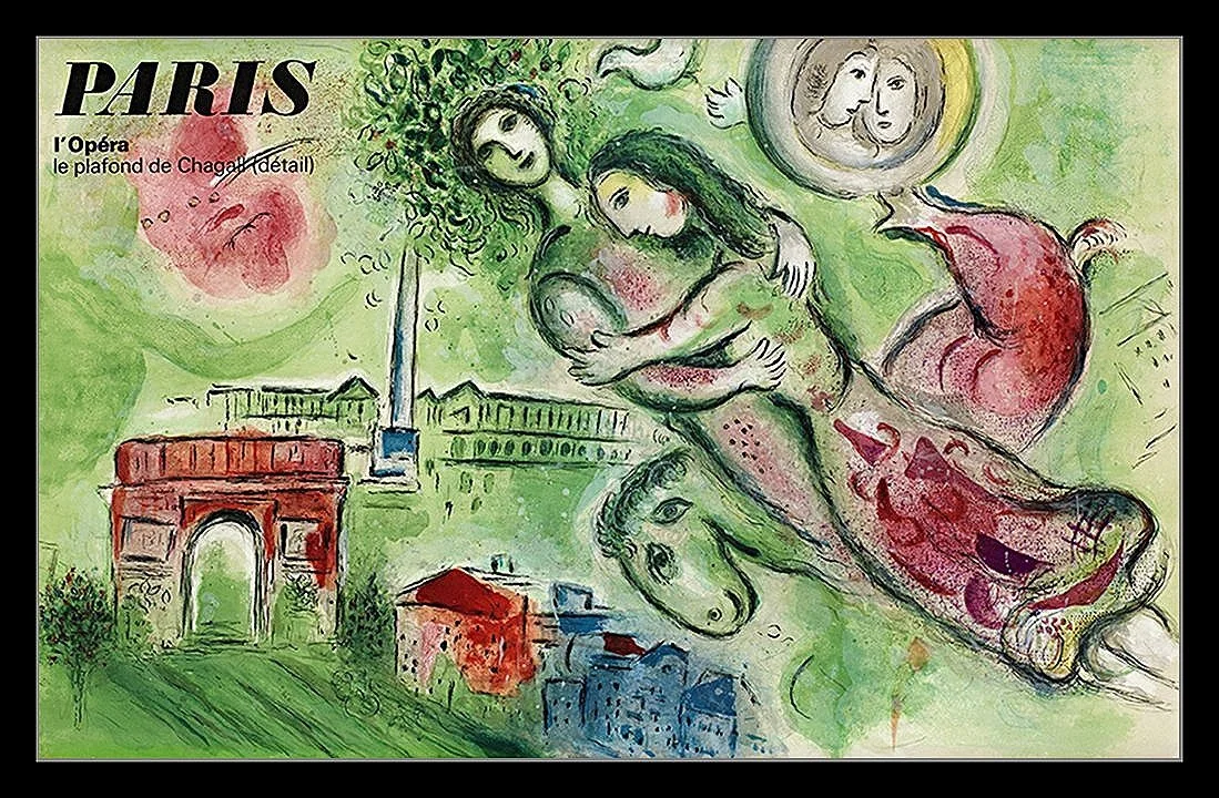 Chagall Paris Fine Art Print