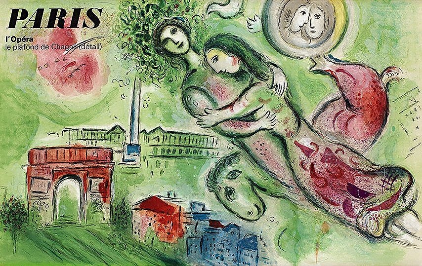 Chagall Paris Fine Art Print