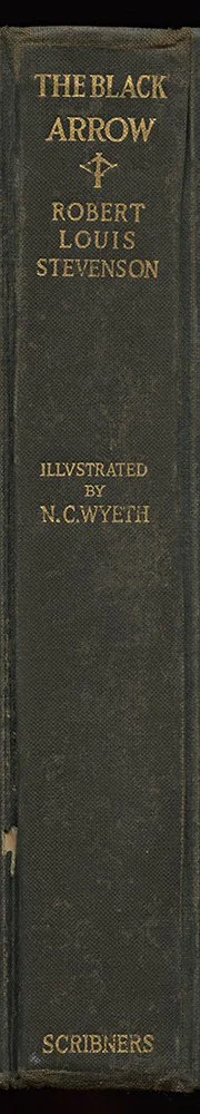 Stevenson-The-Black-Arrow-book-spine-wall-art-museum-outlets.jpeg