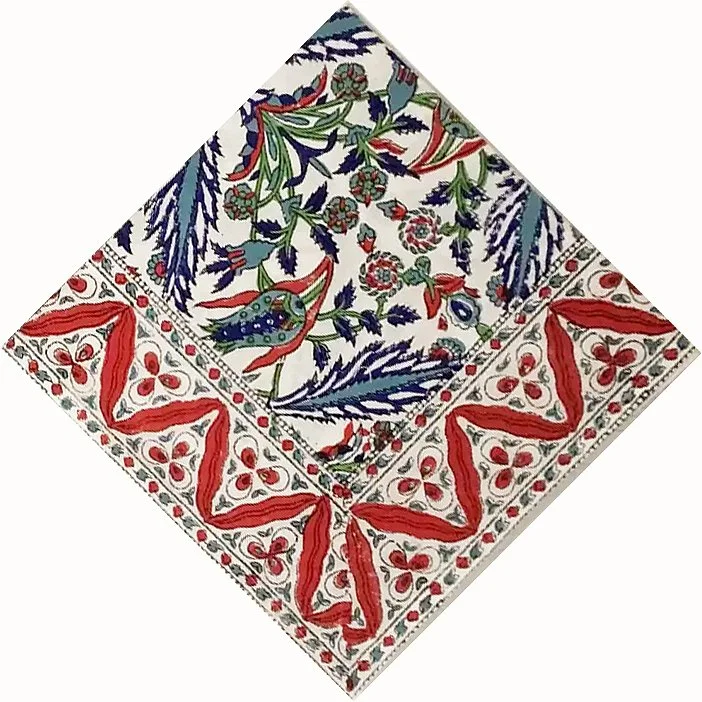hand block print napkins and tablecloths — MUSEUM OUTLETS