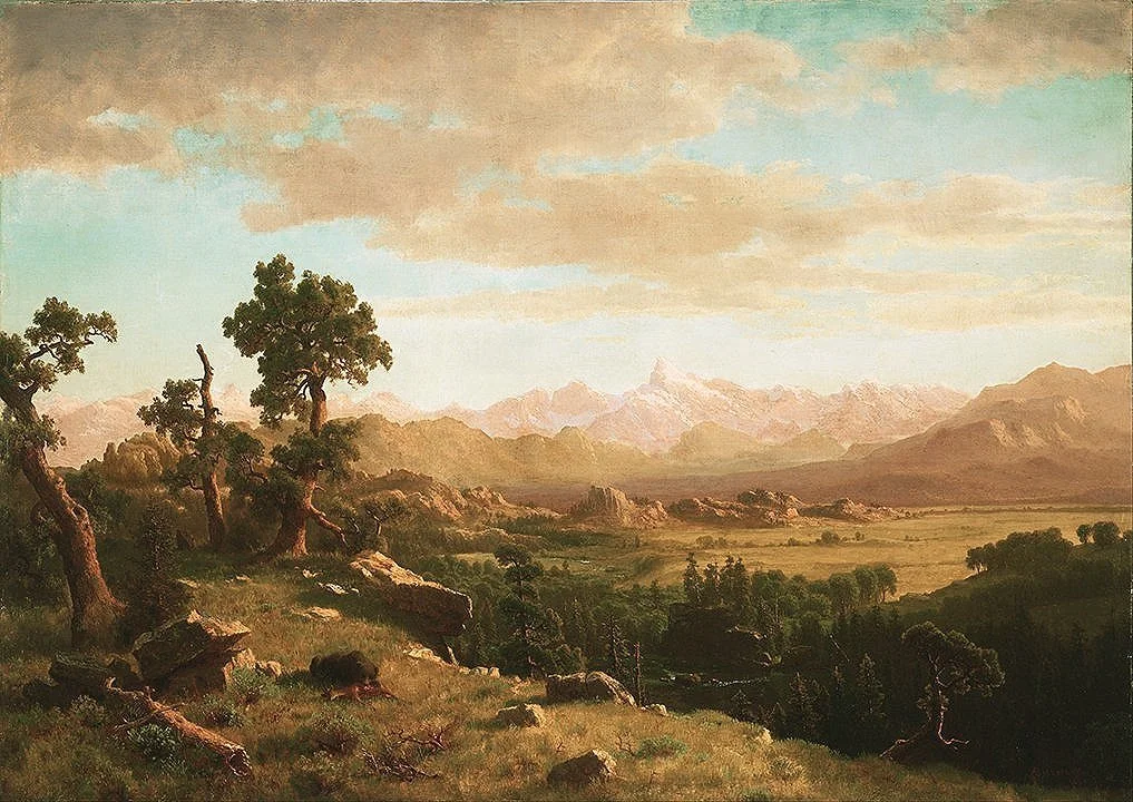 Albert Bierstadt Wind River Country Fine Art Print