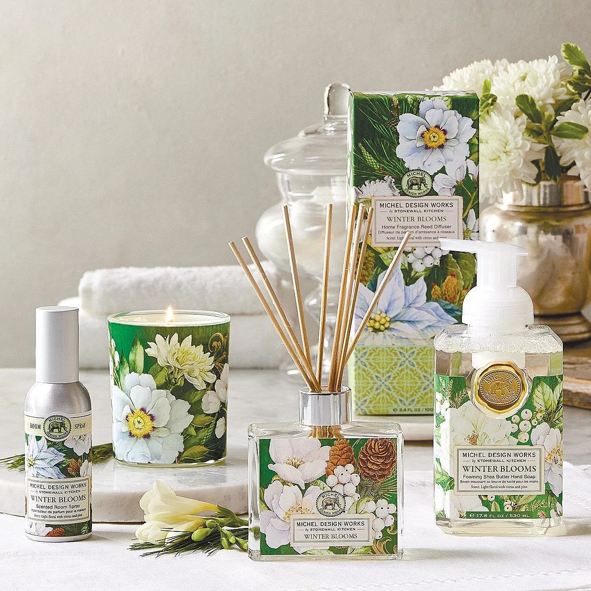 Michel Design Works Winter Blooms Hostess Gifts