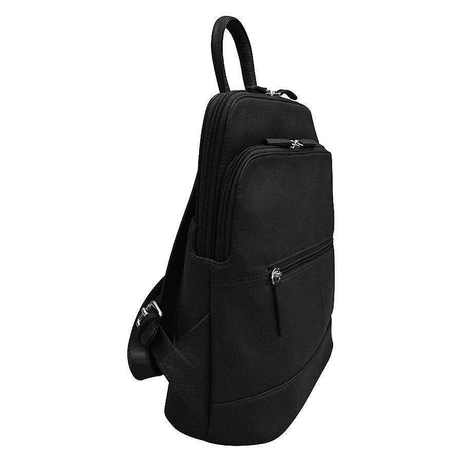 Black Women's Leather Backpack MUSEUM OUTLETS Black Women's Leather Backpack MUSEUM OUTLETS