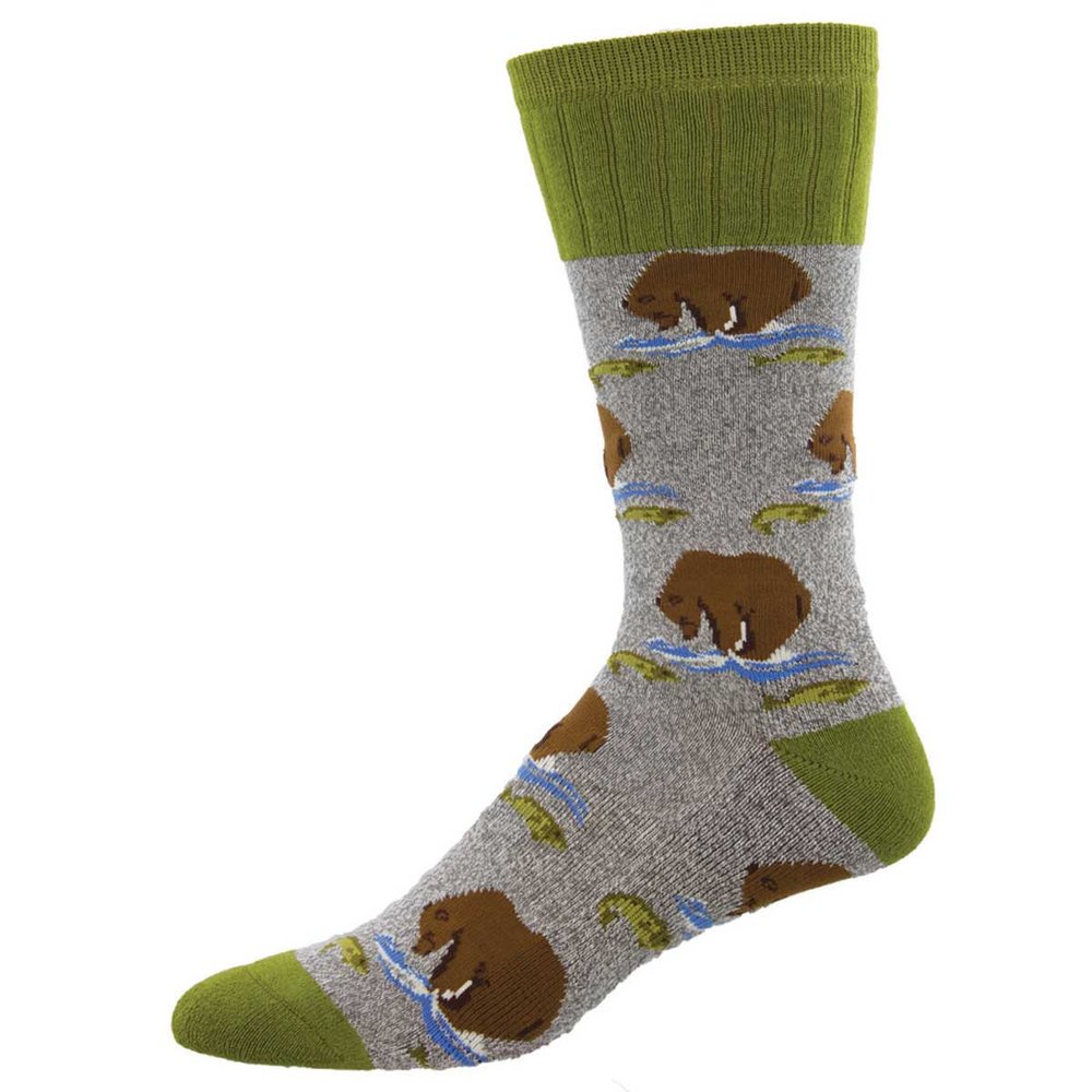 Bear Fishing Outland Boot Socks for men — MUSEUM OUTLETS