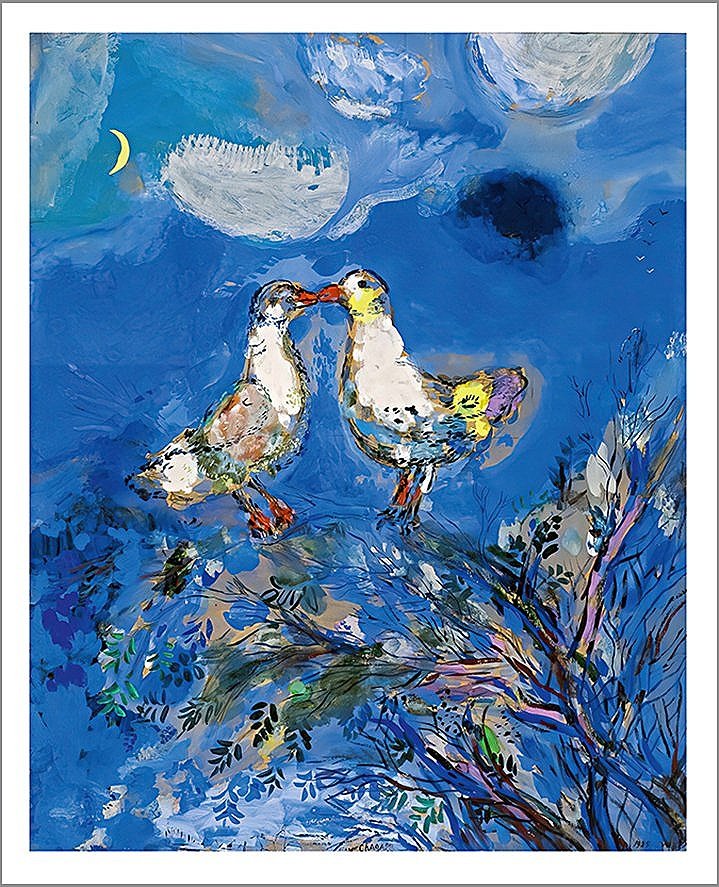 chagall two pigeons museum outlets
