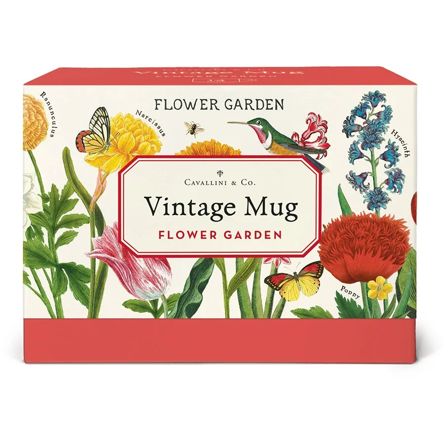 Cavallini Flower Garden Mug