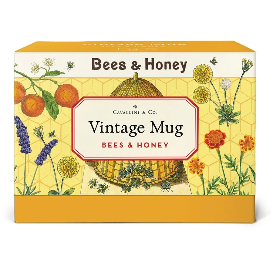 Bees Honey Cavallini Mug