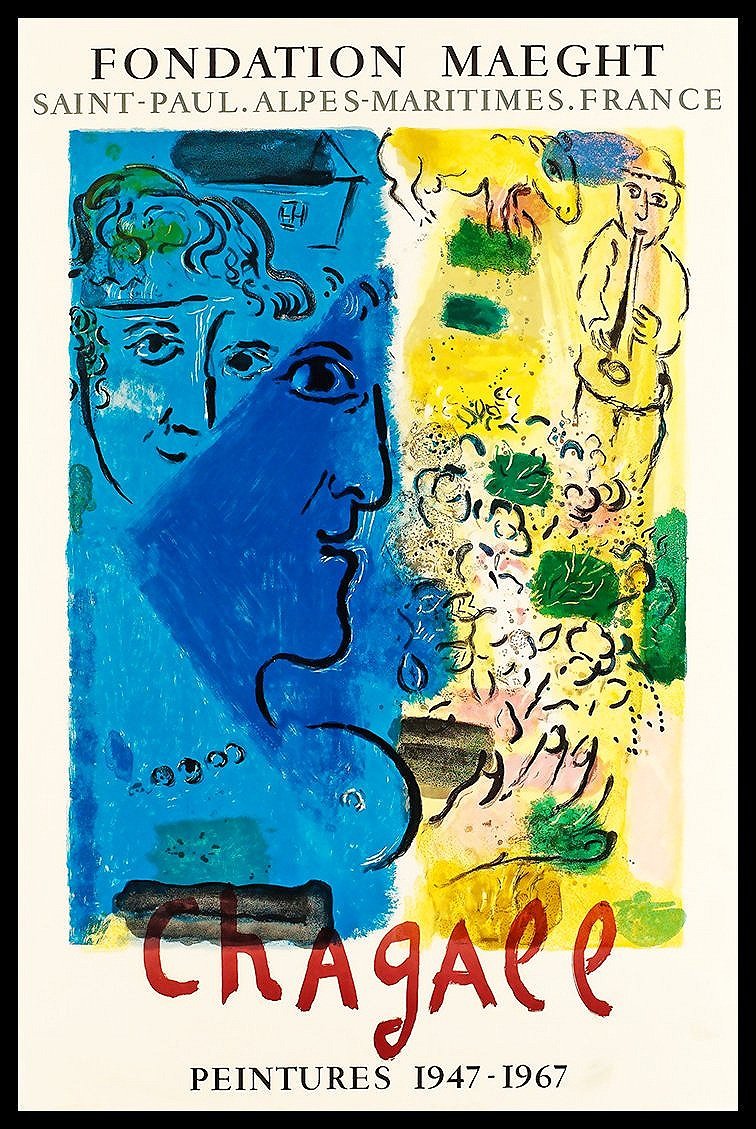 Chagall Galerie Maeght Fine Art Print
