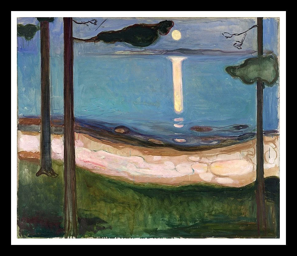 Edvard Munch Moonlight Fine Art Print