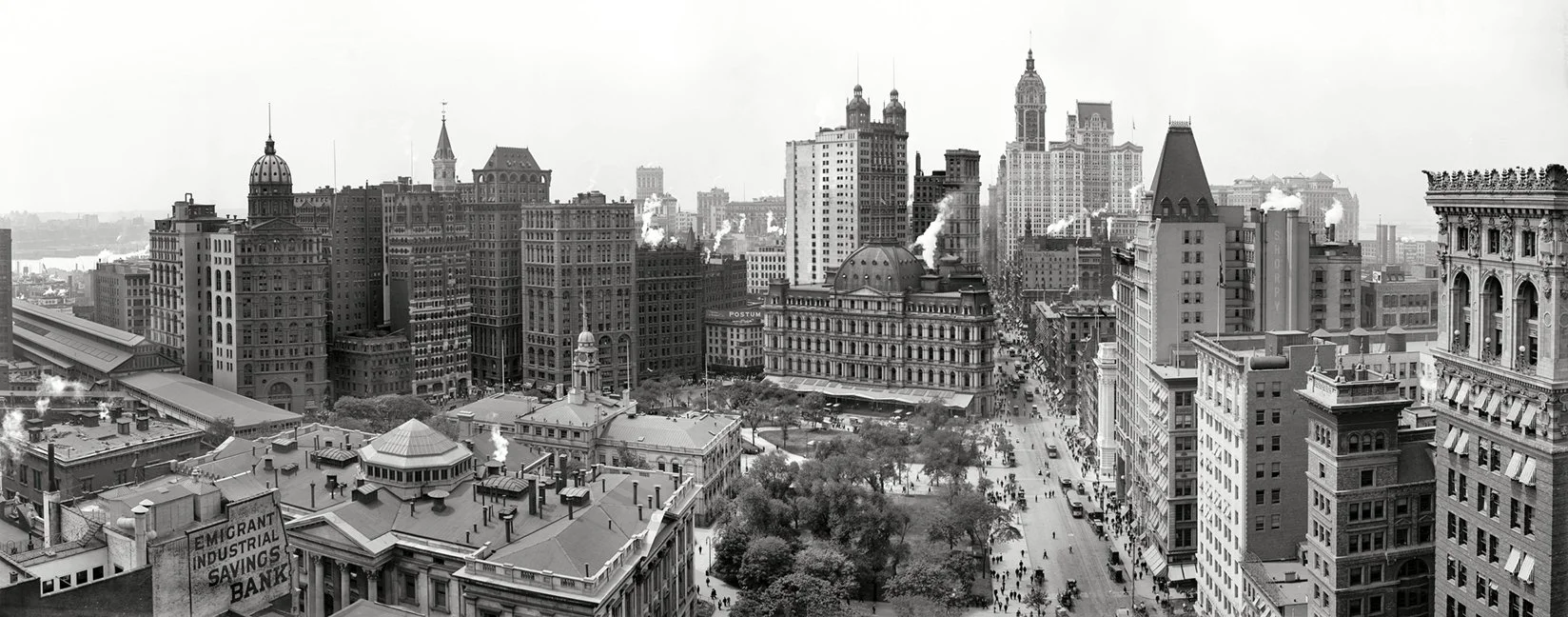 1909 Manhattan Panorama Photograph New York Print