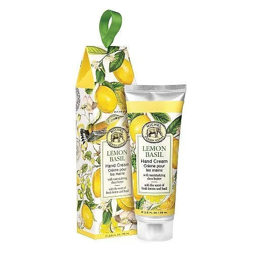 lemon basil hand cream michel design works