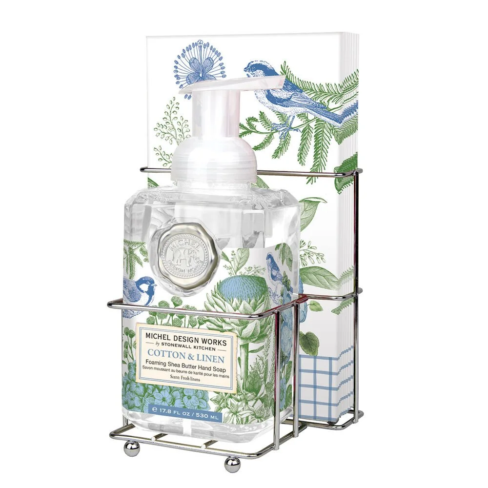 michel-design-works-cotton-linen-foaming-soap-set-museum-outlets