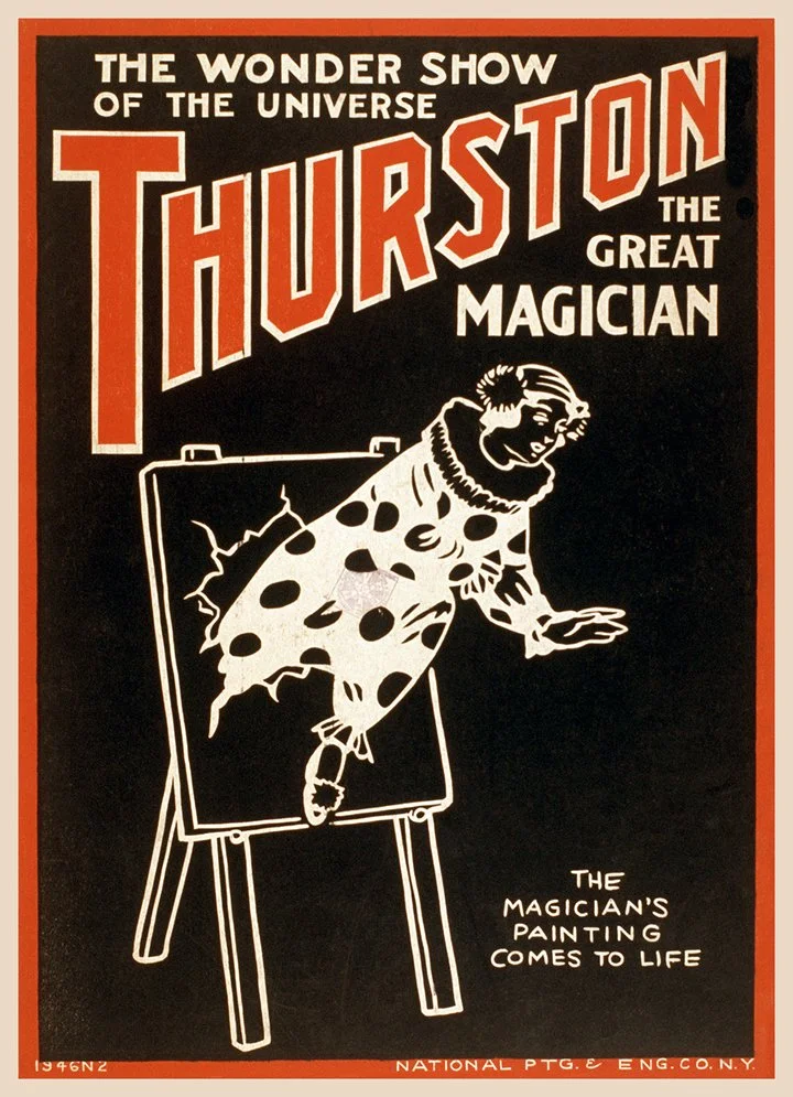 Thurston the Magician Painting Vintage Magic Poster