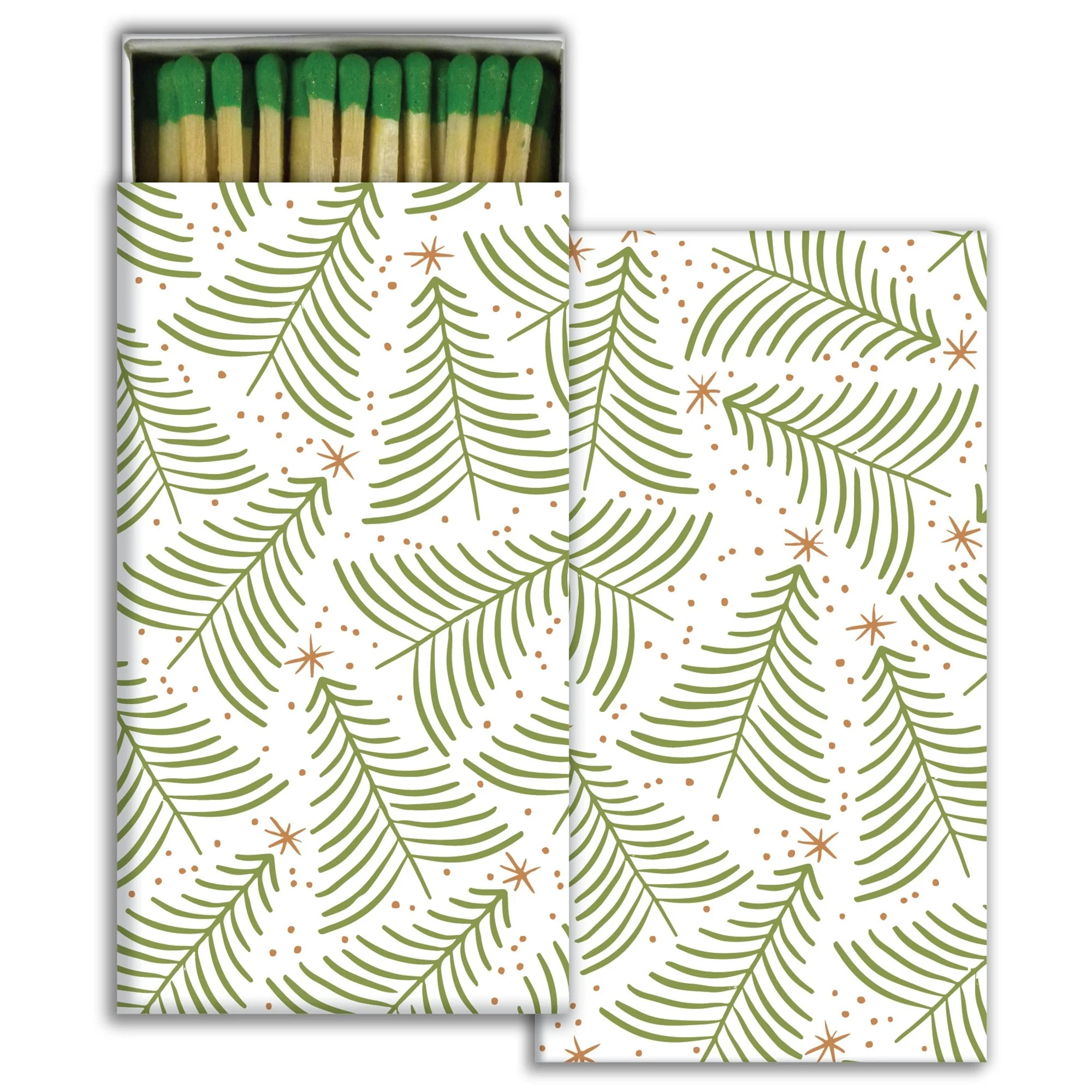 simple trees holiday decorative matchbox