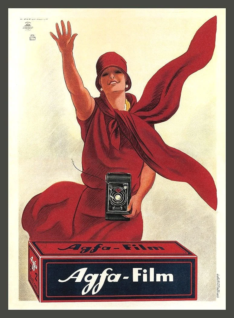 Agfa Film Vintage Advertising  Poster