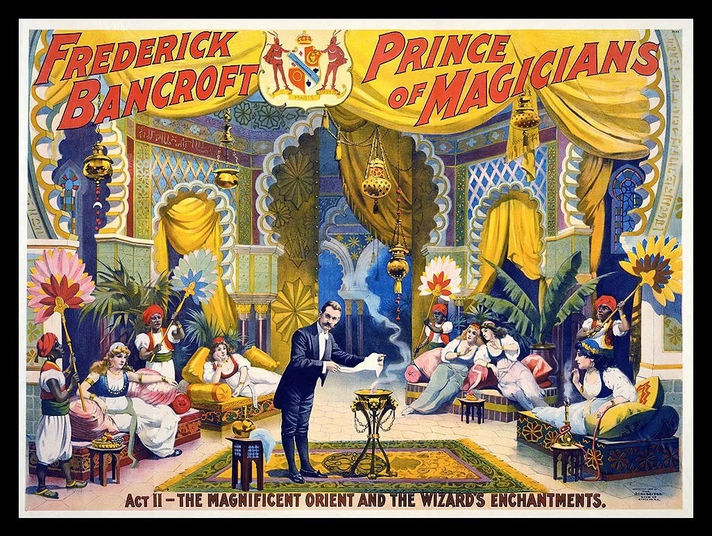 bancroft prince of magicians orient vintage magic party