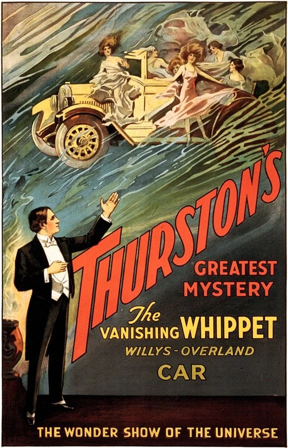 Thurston Vanishing Whippet Vintage Magic Poster
