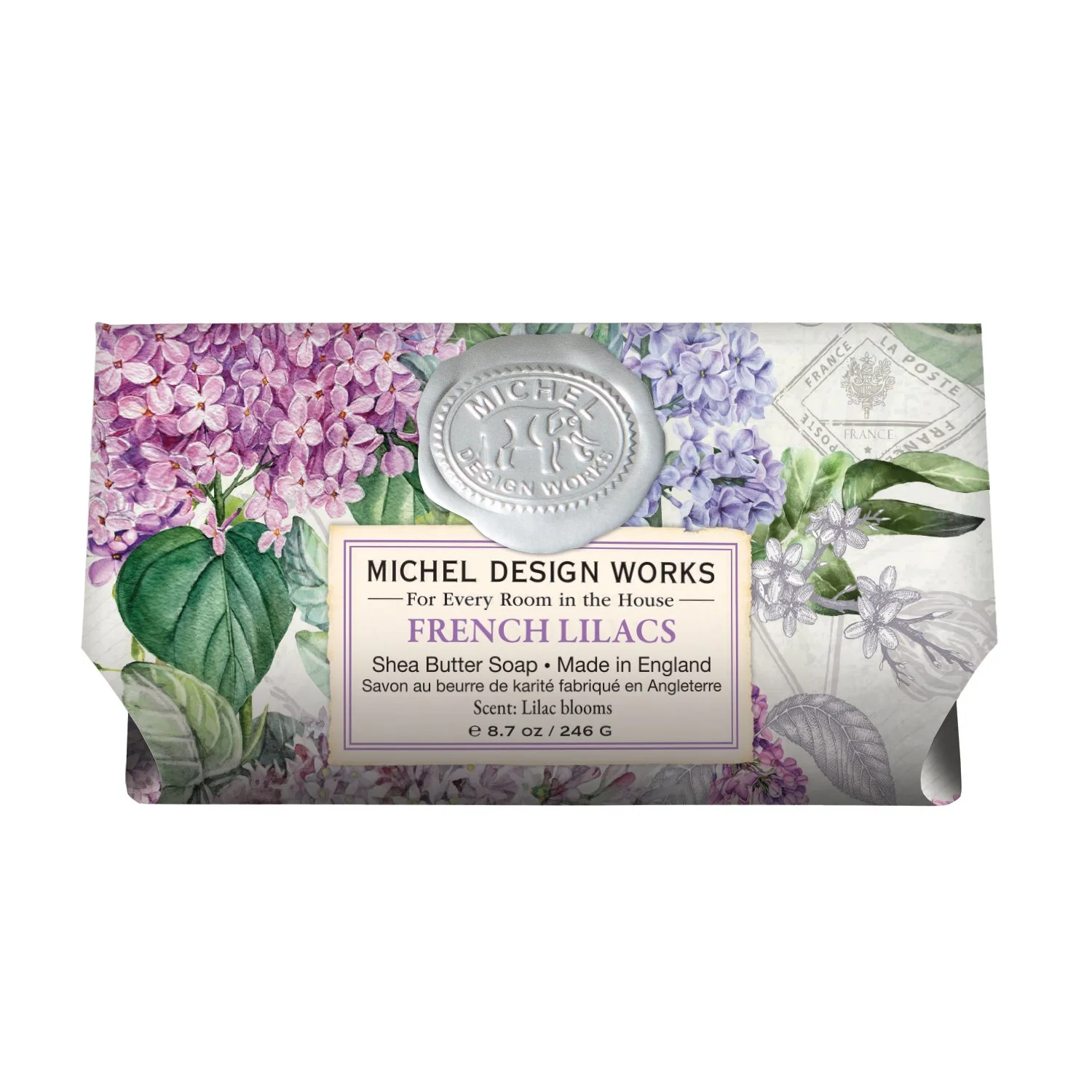 michel design works . . . french lilacs bar soap