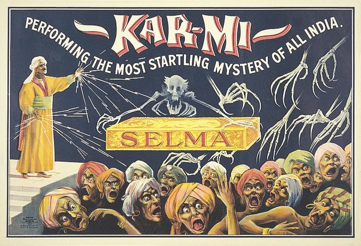 Kar-Mi Selma Vintage Magic Poster