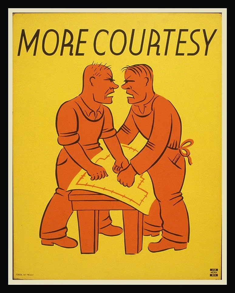 More Courtesy Vintage WPA Poster