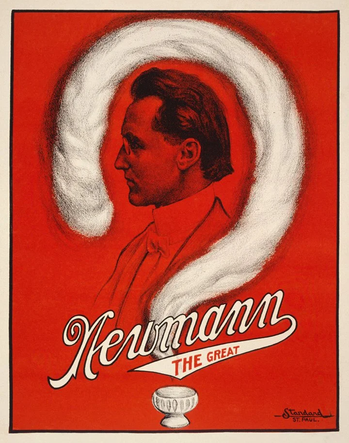 Newmann the Great Question Vintage Magic Poster