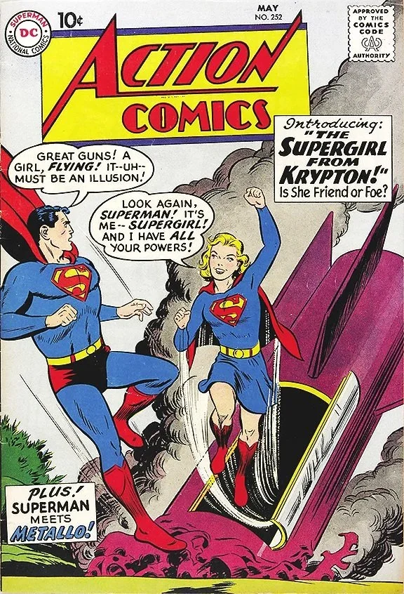 Supergirl-Action-Comics-superhero-posters-museum-outlets.webp