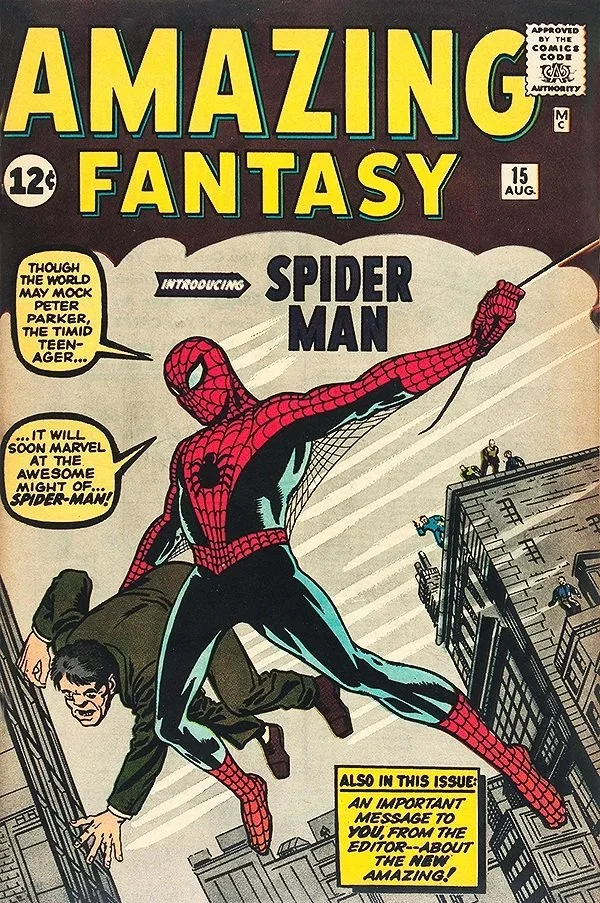 amazing-fantasy-spiderman-superhero-poster-vintage-comic-book-art.webp