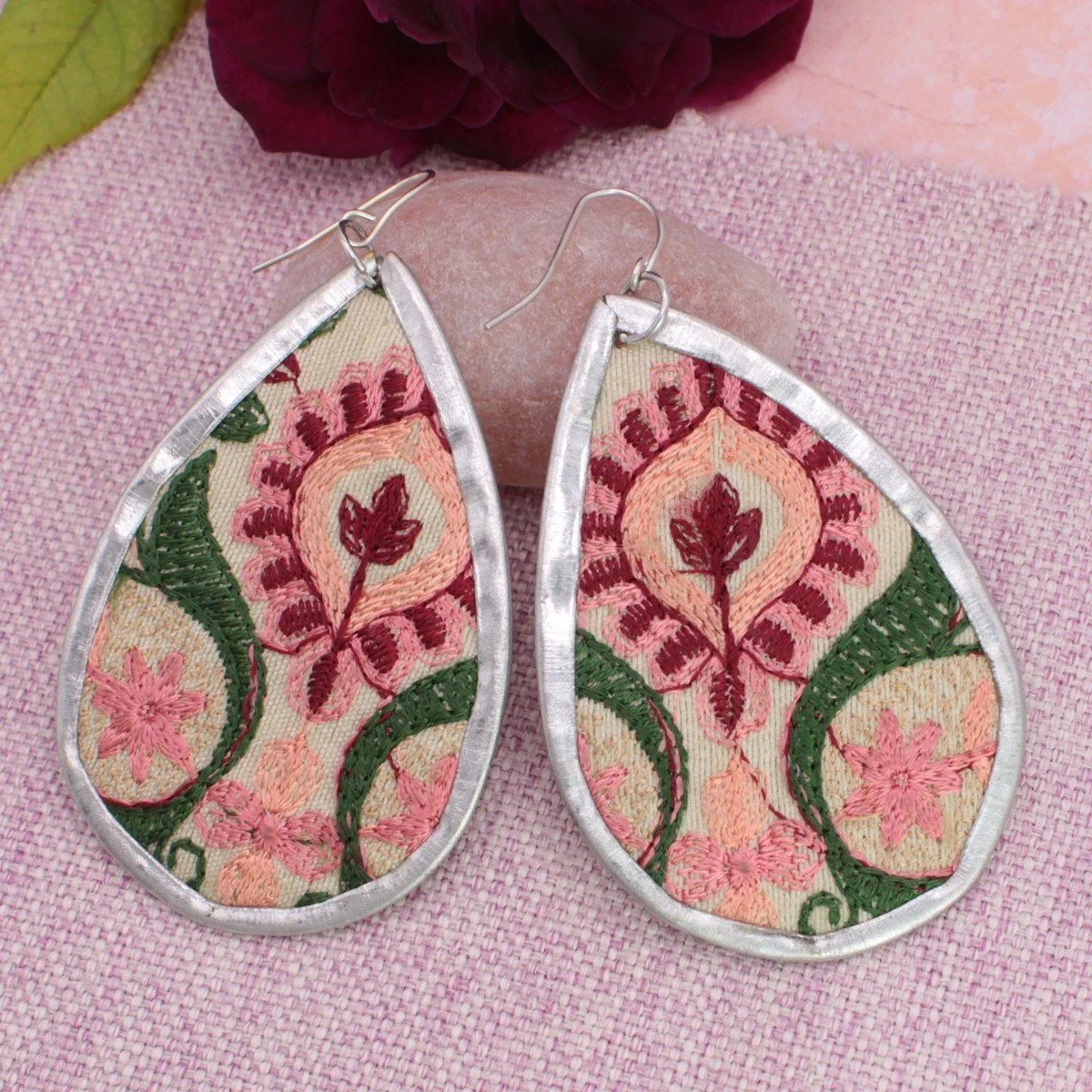 vintage-silver-pink-embroidered-earrings-unique-affordable-jewelry-museum-outlets.jpeg
