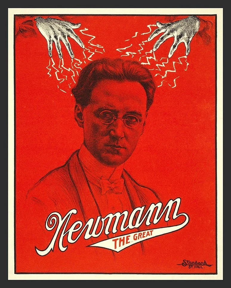 Newmann the Great Vintage Magic Poster