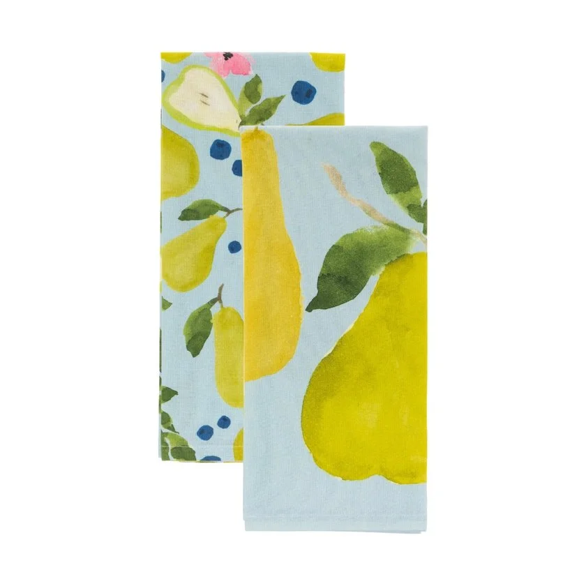 pear cassis kitchen towel hostess gifts