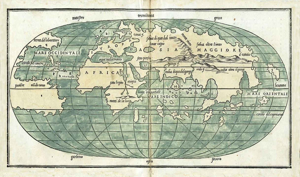 1528 Old World Map