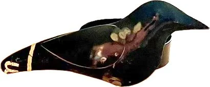 crow halloween napkin ring recycled metal