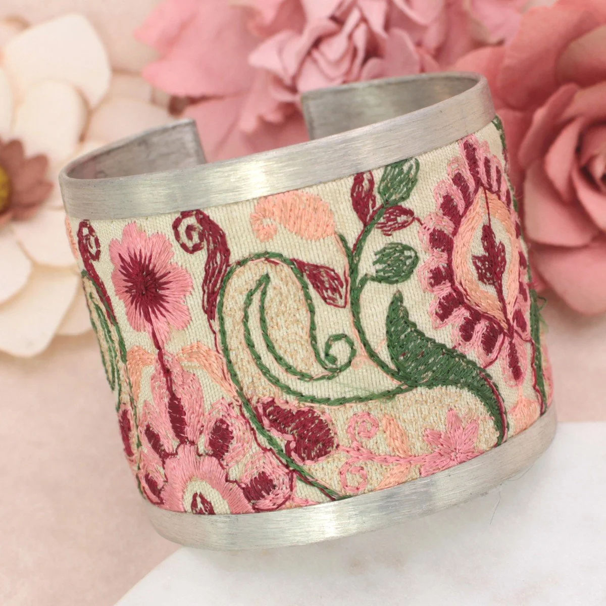 vintage-pink-embroidered-floral-silver-cuff-bracelet-unique-affordable-jewelry-museum-outlets.jpeg