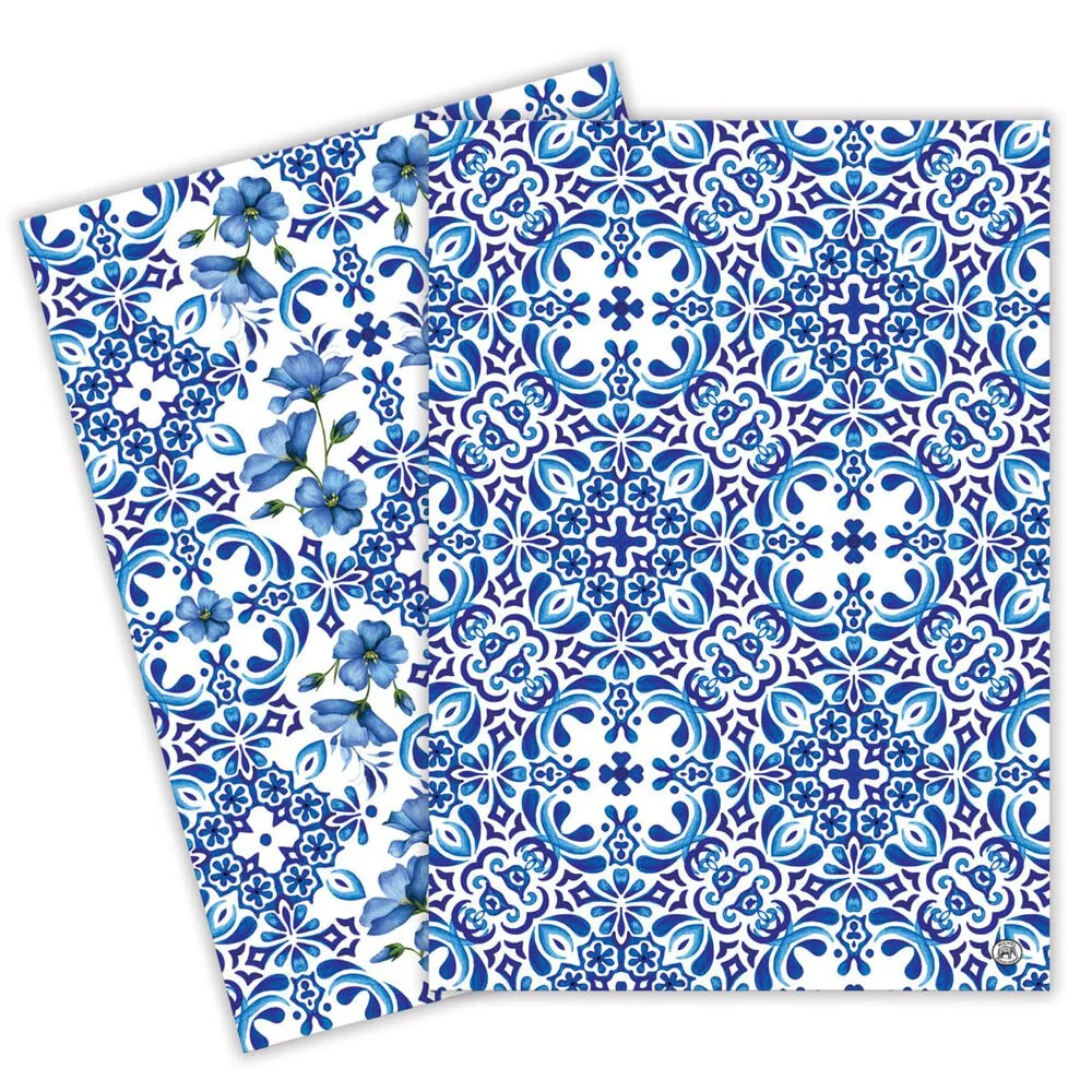 Michel Design Works Indigo Seas kitchen towel