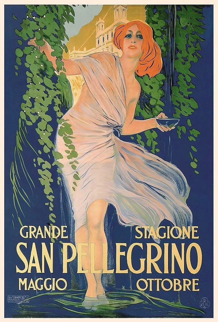 San Pellegrino 1921 Vintage Advertising Poster