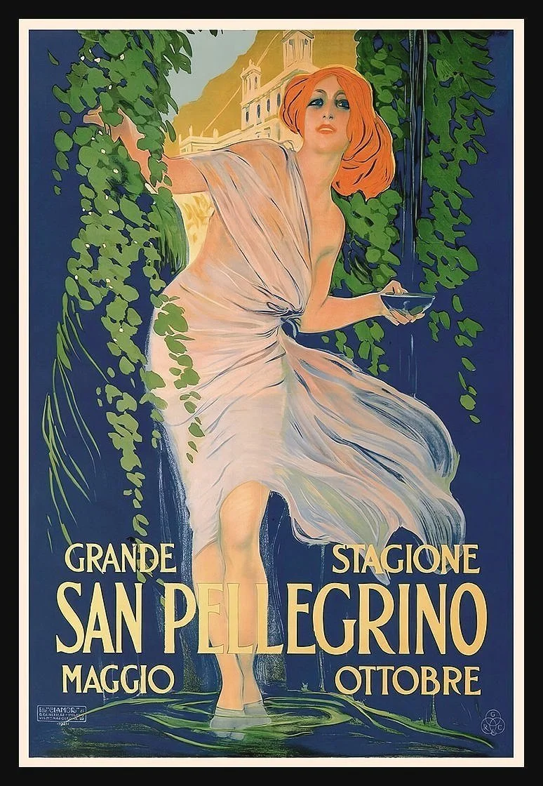 San Pellegrino 1921 Vintage Advertising Poster