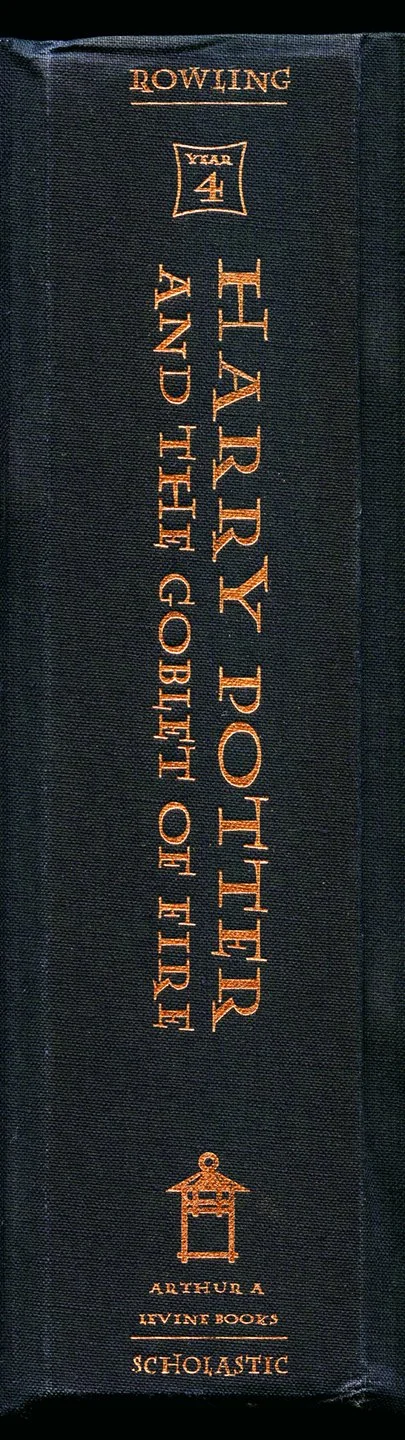 Harry Potter  Enlarged Book Spine Wall Art