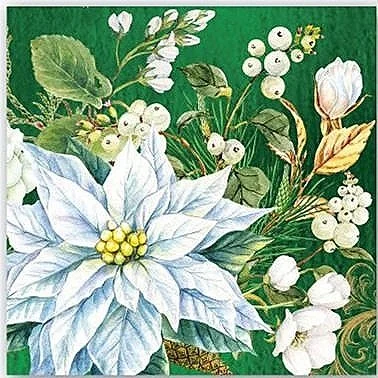 Michel Design Works Winter Blooms Lunch Napkins