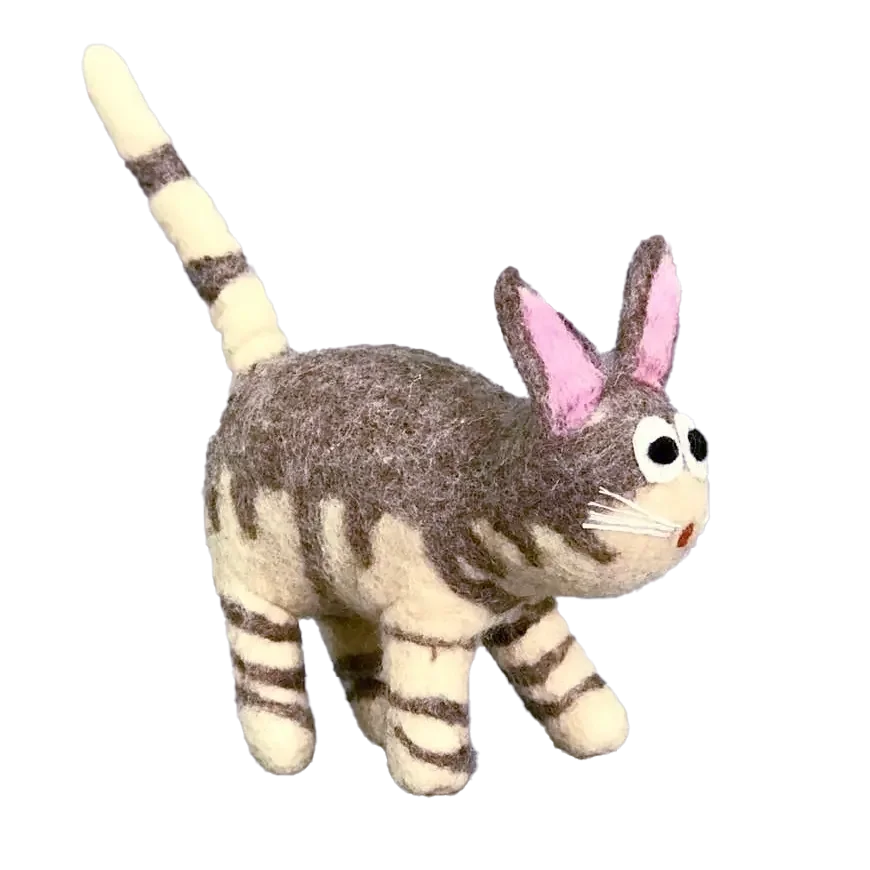 gray-white-striped-felted-wool-cat-toy-fair-trade-handmade-great-baby-gifts-museum-outlets.webp