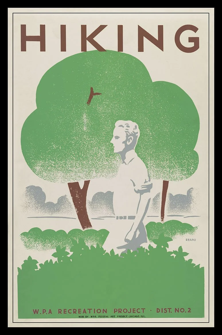 Hiking WPA Poster
