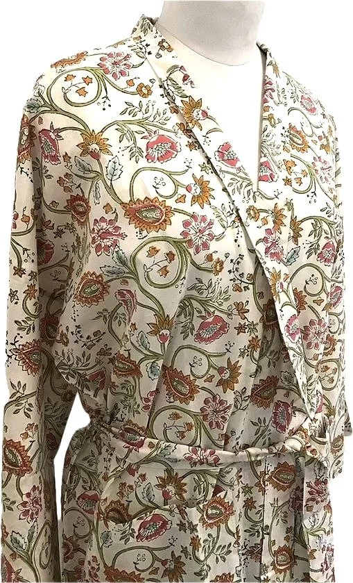 savoy floral paisley hand block printed tablecloths napkins or table runners